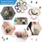 GangGangHao 1888 Pcs Natural Chip Stone Beads About 500g Irregular Gemstones Healing Crystal Loose Rocks Bead Hole Drilled DIY for Bracelet Jewelry Making Crafting (5-8mm, 15 Color Mix-S1)
